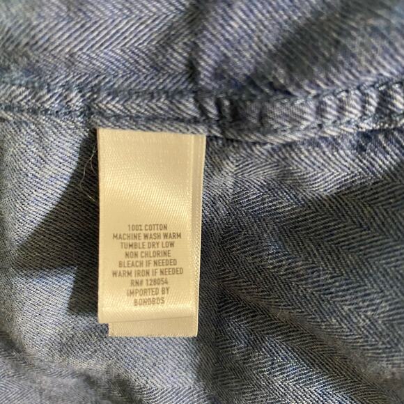 Bonobos Men’s Blue Plaid Slim Fit Long Sleeve Button Up Dress Shirt Size Small - Picture 9 of 9